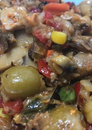 Una foto de Verduras salteadas fácil