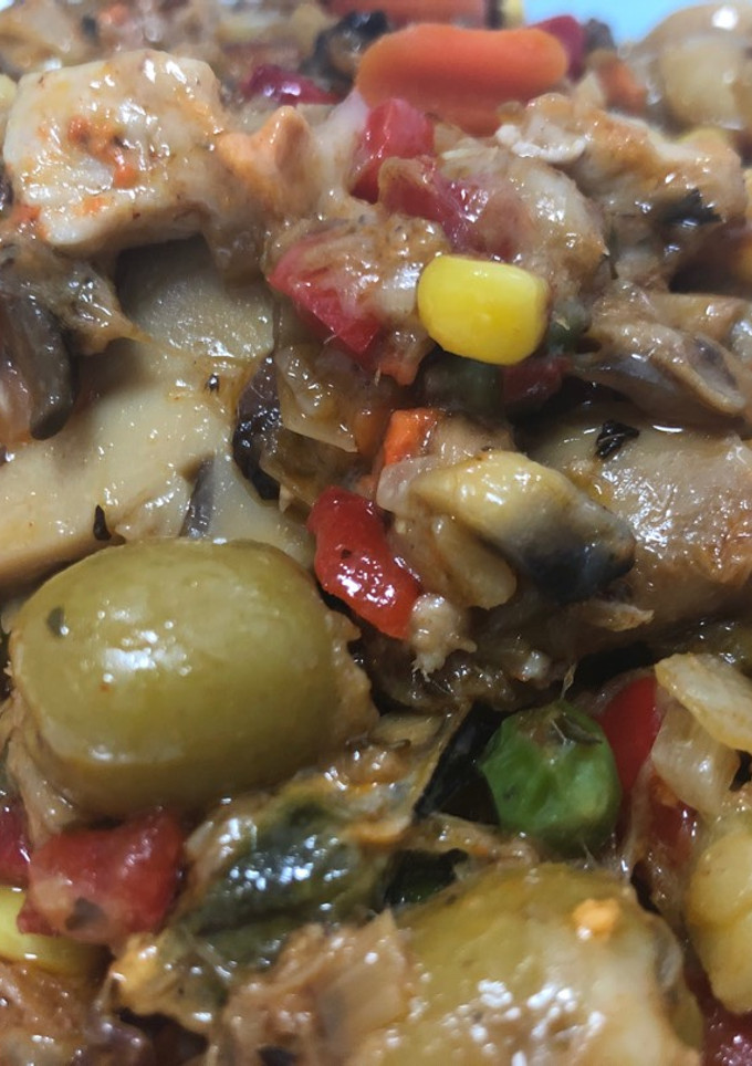Una foto de Verduras salteadas fácil