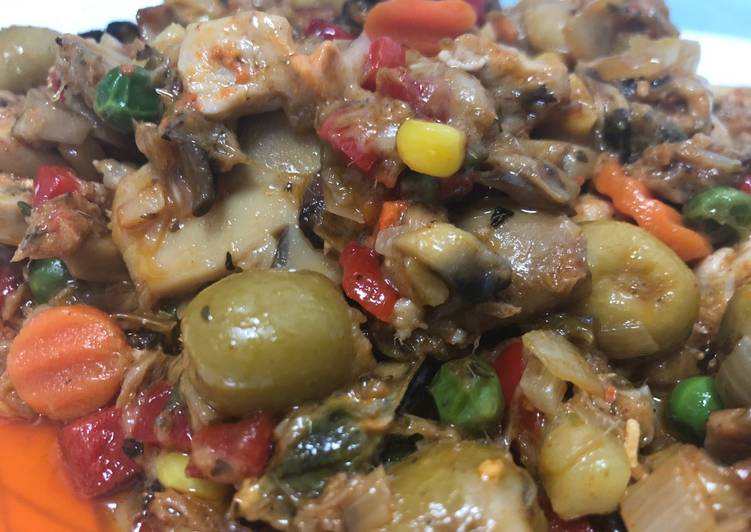 Verduras salteadas fácil