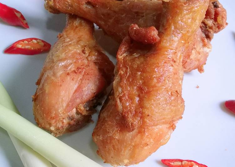 Langkah Membuat Ayam goreng kencur yang mudah