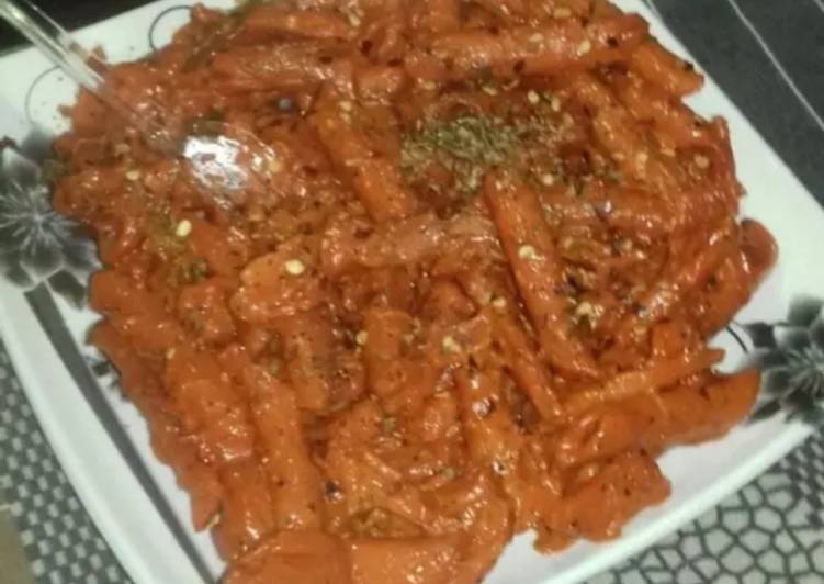 Red sauce pasta