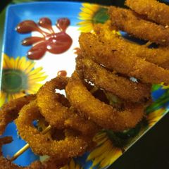 Onion rings A picture of Onion rings.
