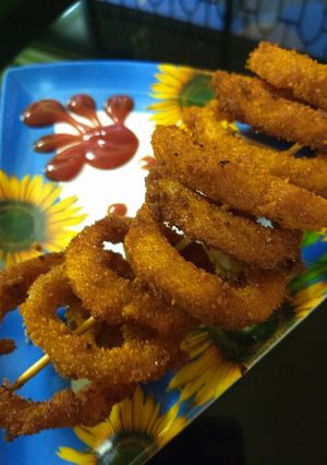 A picture of Onion rings.