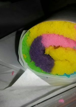 Foto resep Bolu kukus rainbow