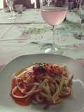 Tallarines con salsa Boloñesa
