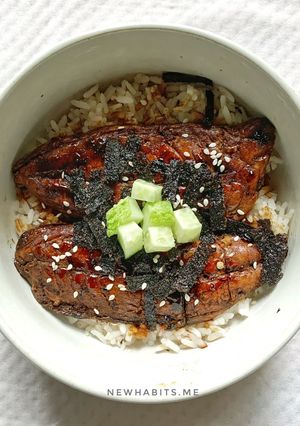 Foto resep Sakana Kabayaki Don 399 kcal #menudiet