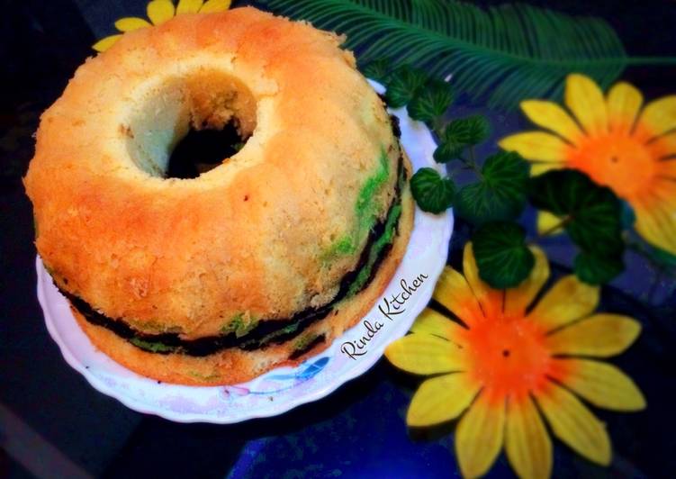 Cake Marmer Putih Telur