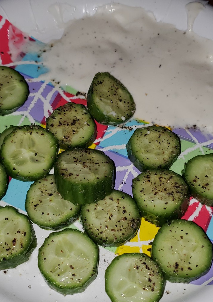 A picture of Cucumber Bites.