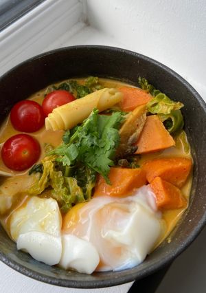 A picture of Red Thai curry.