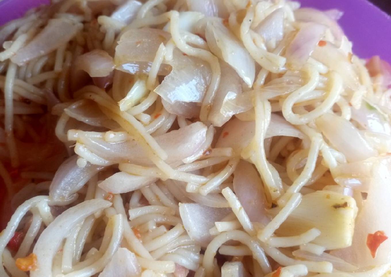 Onion spaghetti