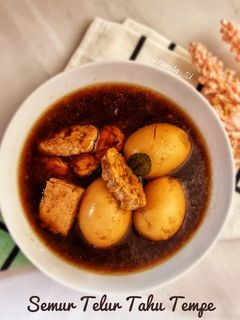 Foto resep 122. Semur Telur Tahu Tempe