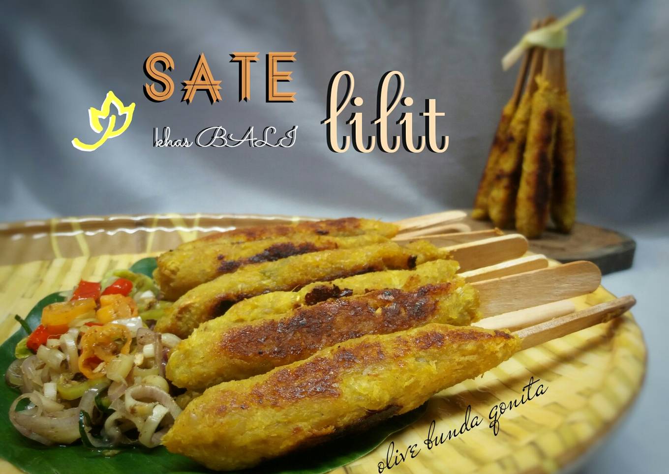 Sate lilit khas BALI