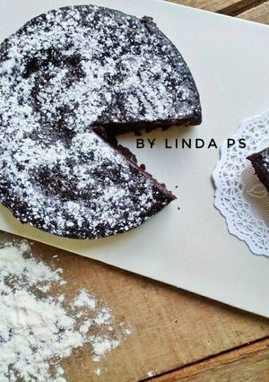 Foto resep Chocolate cake (eggless+no mixer)