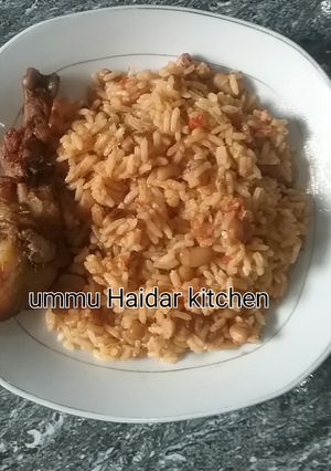 A picture of Rice and beans.