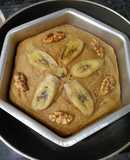 Healthy Walnuts Banana Oats Cake