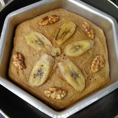A picture of Healthy Walnuts Banana Oats Cake.
