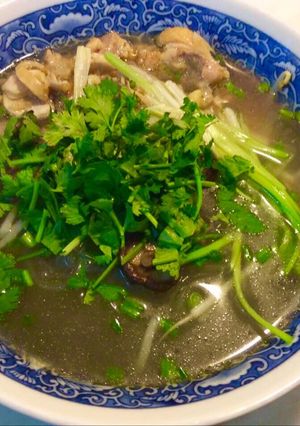 Hình của món Miến gà cách tân.
