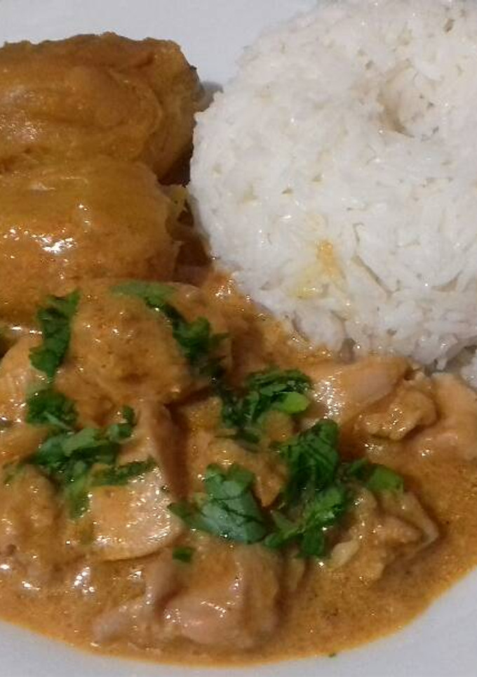 Una foto de Pollo al maní con crema de leche #22