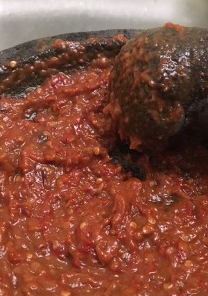 Foto resep Sambal terasi pedas manis