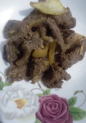 Foto resep Sapi lada hitam sederhana