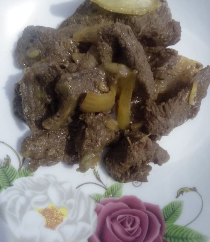 Foto resep Sapi lada hitam sederhana