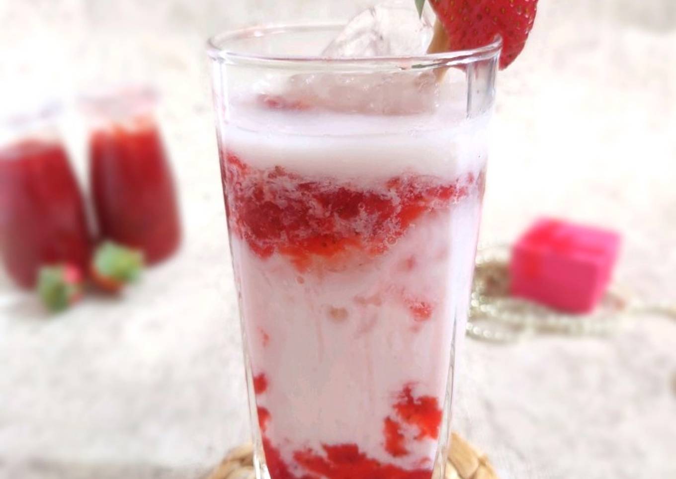 Korean Strawberry milk