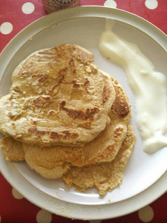 Una foto de Tortitas de avena con ralladura de naranja