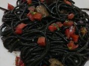 Una foto de calamares con pasta