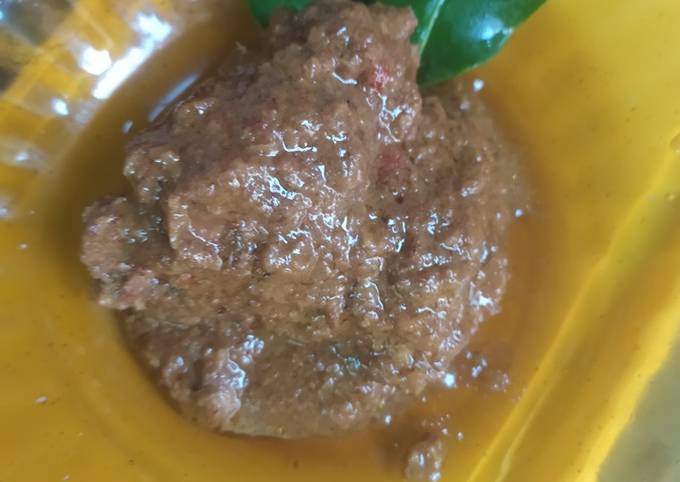 Yuk intip, Resep gampang membuat Rendang with ambu&#34; 🤭  nagih banget