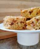 Blondies de manzana y cacahuate
