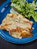 Filetto di Salmone in Crostata di Patate