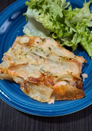 Foto di Filetto di Salmone in Crostata di Patate