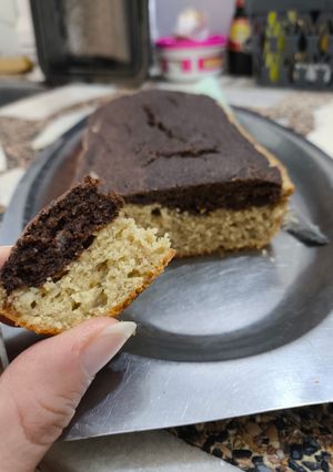 Una foto de Budín de avena y banana 💕