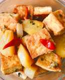 🌱 Đậu Hủ Kho Khóm Chay (Vegan)