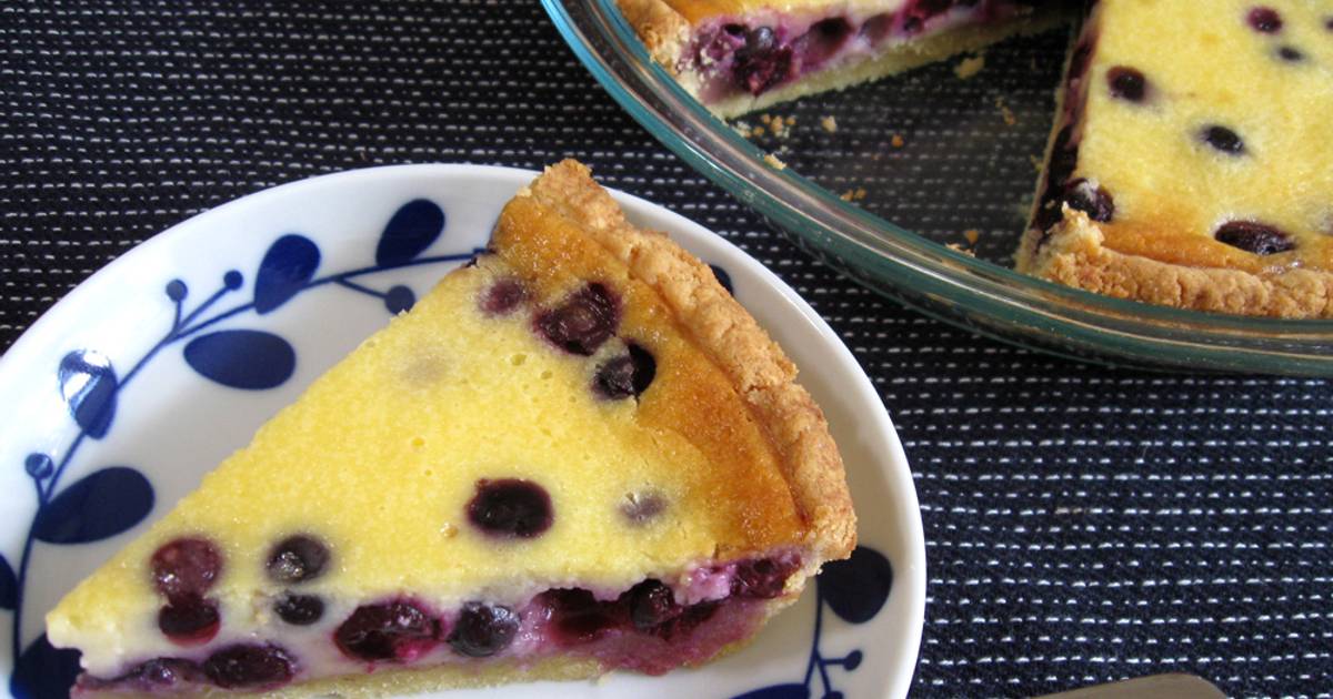 Blueberry & Sour Cream Pie Recipe by Hiroko Liston Cookpad