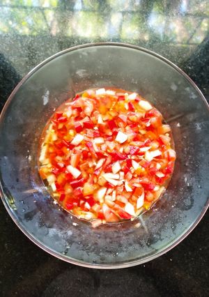 Una foto de Salsa criolla