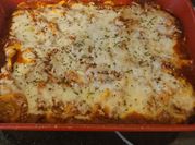 A picture of chicken garlic ravioli