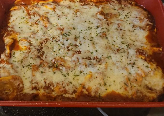 Recipe of Speedy Chicken cheese ravioli bake