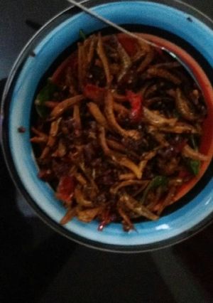 Foto resep Ikan teri jengki sambalado