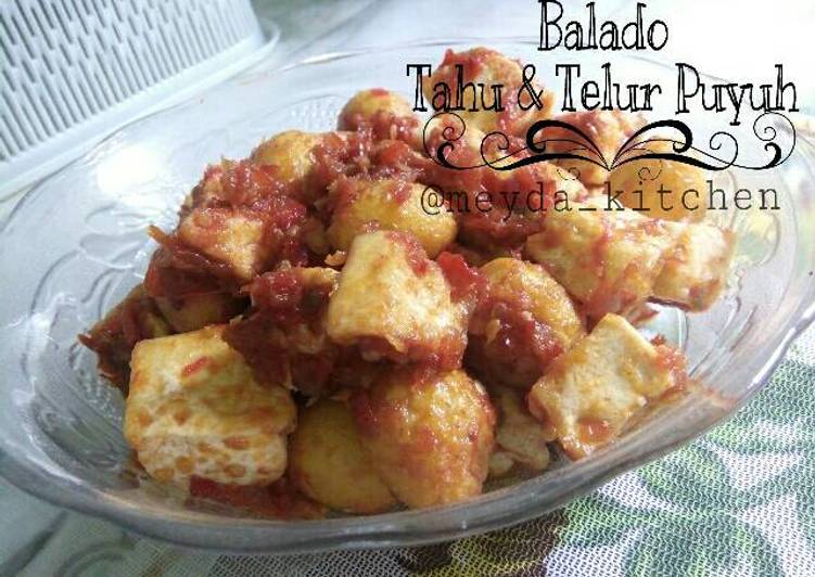 Cara Gampang Menyiapkan Balado tahu &amp; telur puyuh Anti Gagal