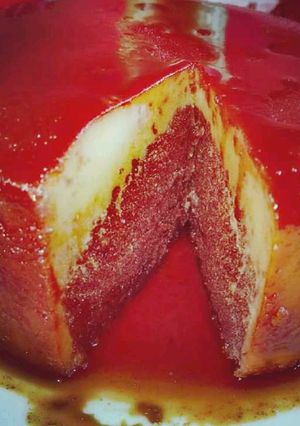 Una foto de Chocoflan o Torta Imposible