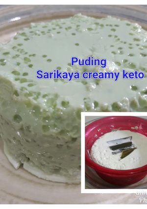 Foto resep Puding Sarikaya creamy Keto