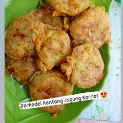 Perkedel Kentang Jagung Kornet রেসিপির প্রধান ছবি