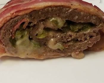 Ultimate, Prepare Bacon Wrapped Cheesesteak Meatloaf Practical Delicious