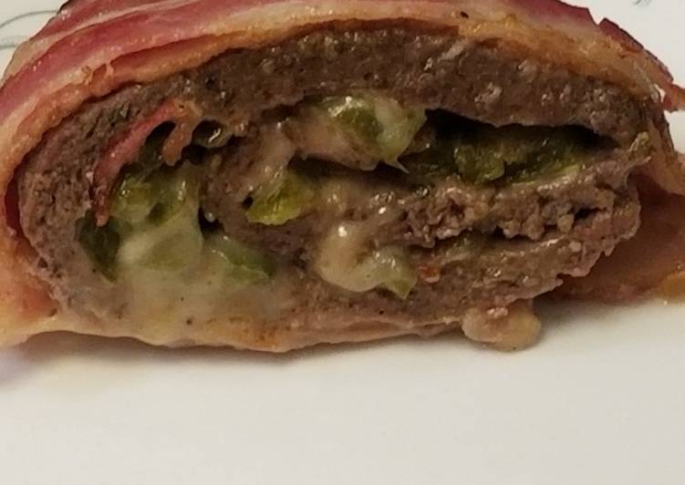 Recipe of Yummy Bacon Wrapped Cheesesteak Meatloaf