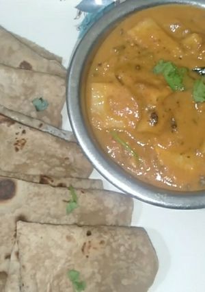 உருளைக்கிழங்கு கிரேவி (Urulaikilanku gravy recipe in tamil) செய்முறை முக்கிய புகைப்படம்