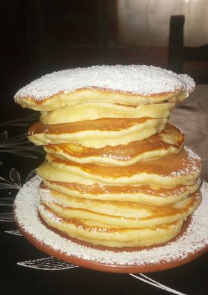 Una foto de Hotcakes o pancakes