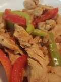 Fajitas de pollo fáciles para cenar