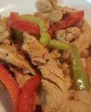 Fajitas de pollo fáciles para cenar