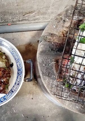 Hình của món Cá nướng gập_ pa ping tộp.